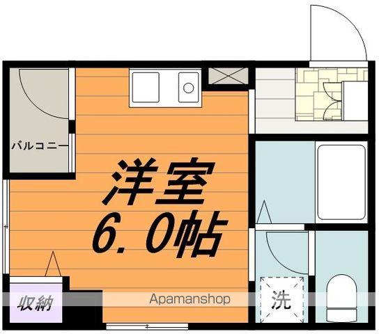 フラッツ・シゲ(ワンルーム/3階)の間取り写真