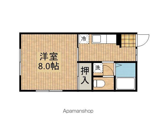 メゾンルーセント(1K/2階)の間取り写真