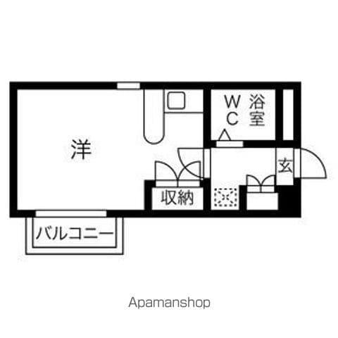 レオパレス21RX新瑞橋(1K/1階)の間取り写真