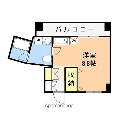 ホポロ古町(ワンルーム/5階)の間取り写真