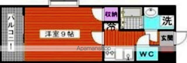 ラティーナ松香台Ⅱ(1K/4階)の間取り写真