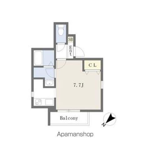 CHERIM上飯田(ワンルーム/3階)の間取り写真