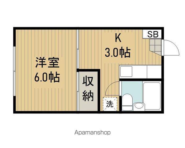 MYハイツ(1K/2階)の間取り写真