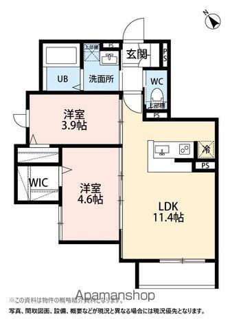 ROBOT HOME 東照宮(2LDK/3階)の間取り写真