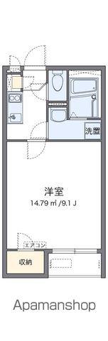 クレイノレジデンス桜(1K/1階)の間取り写真