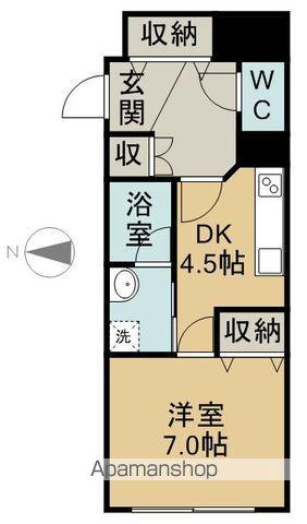 ダルトンハウスⅠ(1DK/3階)の間取り写真