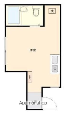 向島PEACE-CUBE(ワンルーム/1階)の間取り写真