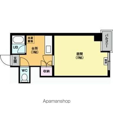 藤井ビル北17条3(1K/3階)の間取り写真