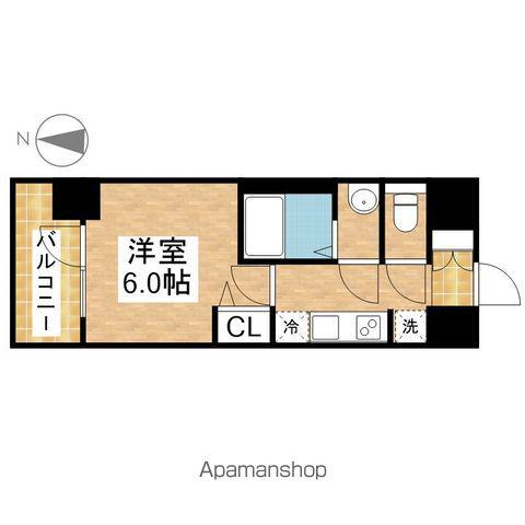 プレサンス千種駅前レガート(1K/9階)の間取り写真