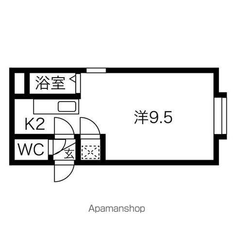 プライムハウスひばりが丘壱番館(1K/2階)の間取り写真