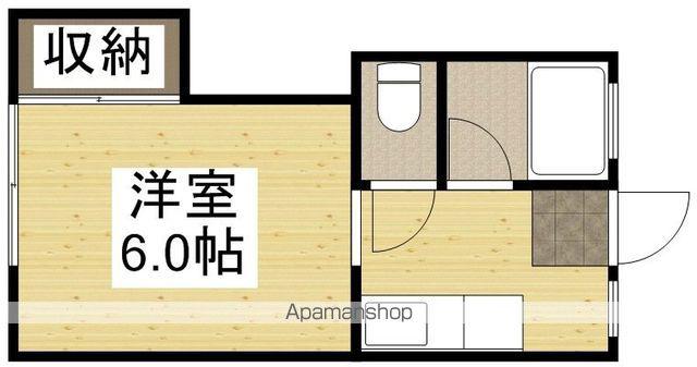 プレール高柳 1(1K/2階)の間取り写真
