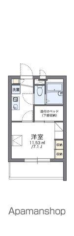 レオパレスマイム(1K/2階)の間取り写真