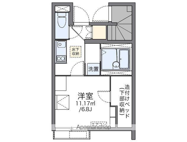 レオネクストジョーイ(1K/1階)の間取り写真