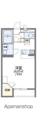 レオパレスFLORET(1K/1階)の間取り写真