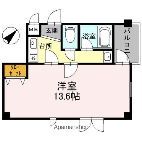 ベル・エ・ポック(1K/1階)の間取り写真