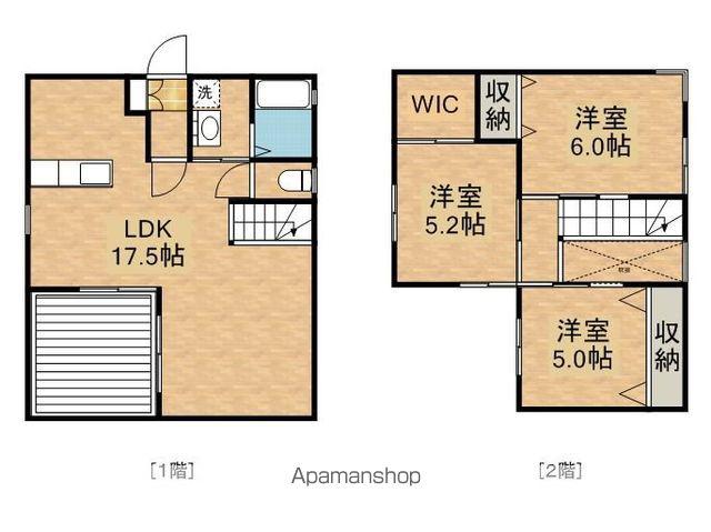 鹿児島県鹿屋市 2階建 築17年(3LDK)の間取り写真