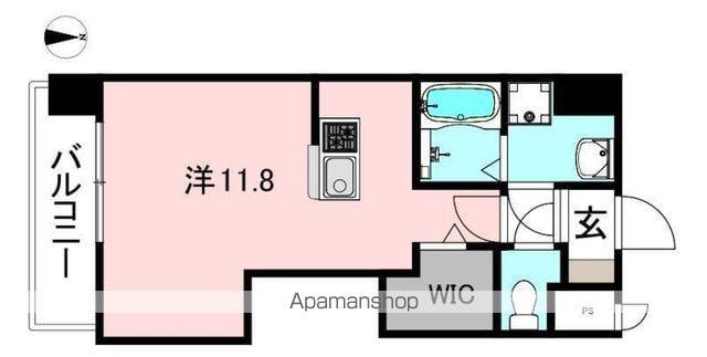 MAYFAIR東雲PREMIUM(ワンルーム/4階)の間取り写真