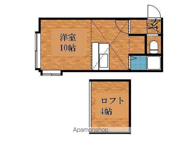 グリーンコートBM(ワンルーム/1階)の間取り写真