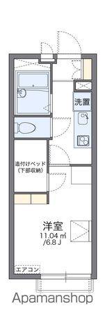 レオパレスHAMADA今池Ⅰ(1K/2階)の間取り写真