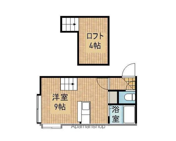 ティアラ文京台クラブハウス(ワンルーム/2階)の間取り写真