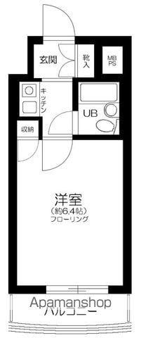 シーアイマンション池袋西(ワンルーム/7階)の間取り写真