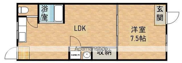アーク寿7丁目(1LDK/1階)の間取り写真