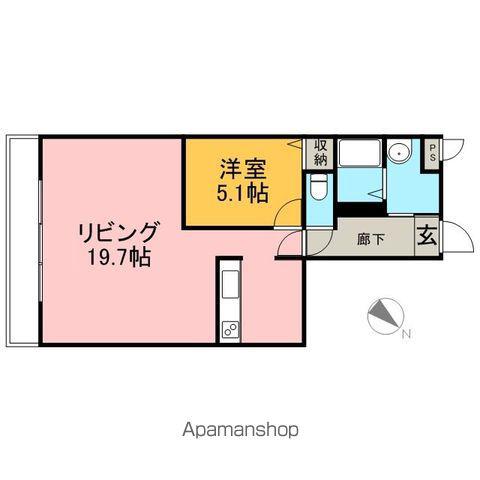 ピアッツァⅡ(1LDK/1階)の間取り写真