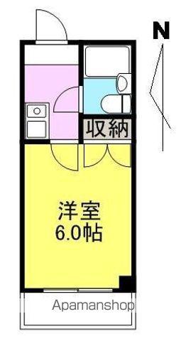 アベイユ福岡町パートⅡ(1K/4階)の間取り写真