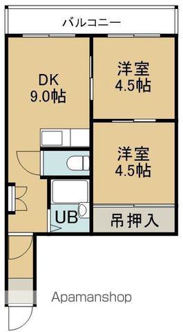 エイブルOKAMURA(2DK/5階)の間取り写真