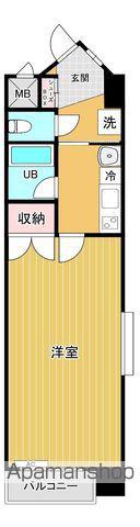 古川ハイム二番館(1DK/5階)の間取り写真