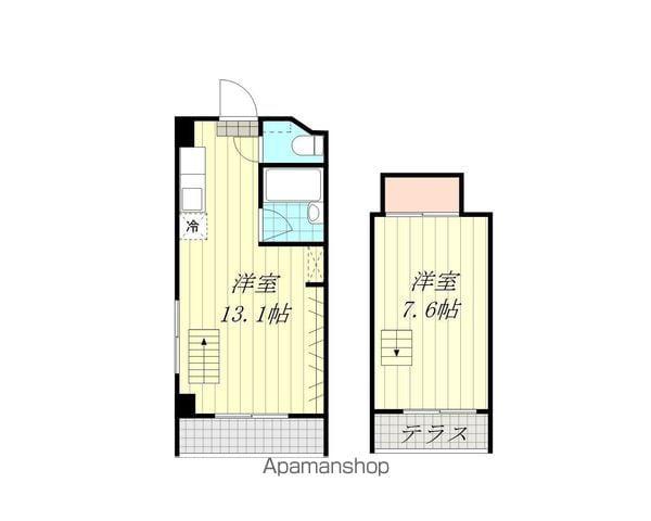ラッセルスクエア木屋町(1LDK/5階)の間取り写真