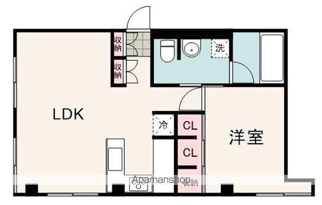 GRD BLD(1LDK/2階)の間取り写真