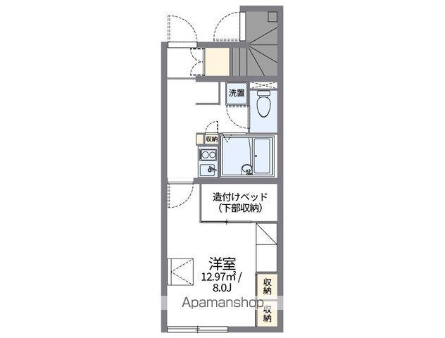 レオパレスOGAWA Y(1K/1階)の間取り写真