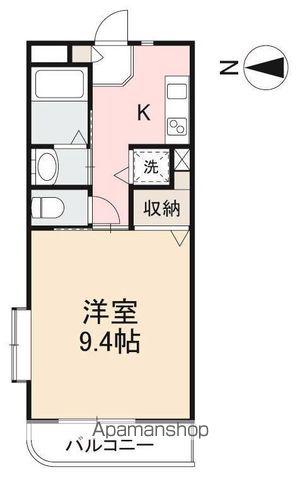 グラン・シャリオ(1K/2階)の間取り写真