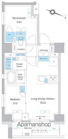 プレディアコート板橋(1SLDK/8階)の間取り写真