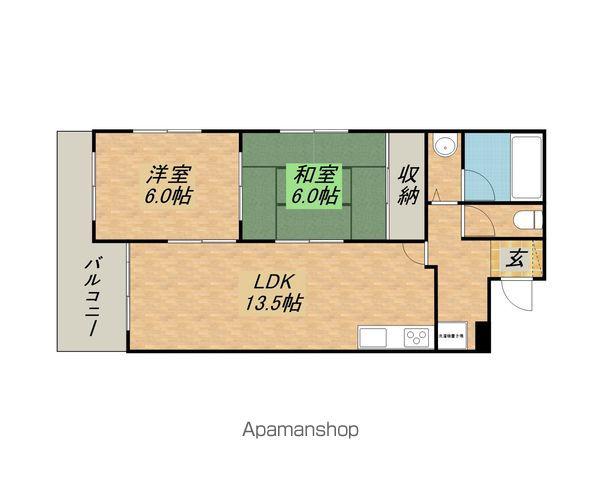 コーポSEVENTS(2LDK/3階)の間取り写真