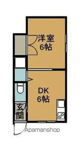 パストール コトニン(1DK/3階)の間取り写真