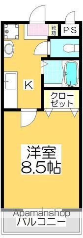 ハウスパンプキン(1K/1階)の間取り写真