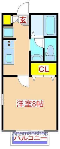 サニーコート錦江(1K/2階)の間取り写真