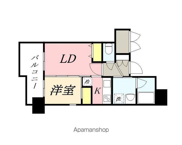 ALFACIO MILANI(1DK/8階)の間取り写真