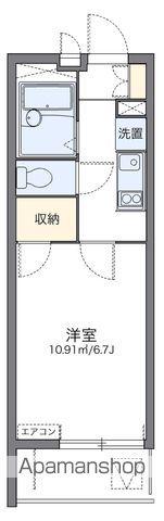 レオパレスサンビオラ(1K/1階)の間取り写真