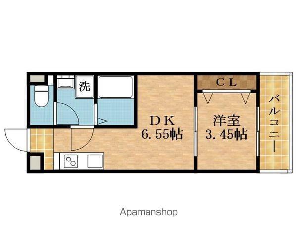ETC太子橋今市(1DK/5階)の間取り写真