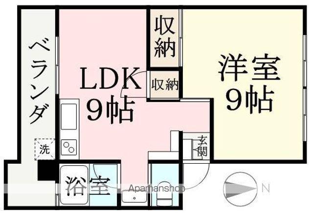 プリズム(1LDK/2階)の間取り写真