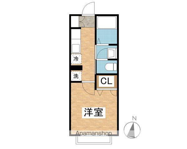 カーサ・フェリーチェ(1K/2階)の間取り写真
