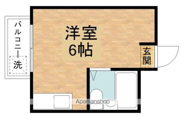 レヂデンスネモト(ワンルーム/2階)の間取り写真