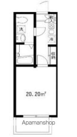 &N RESIDENCE(1K/1階)の間取り写真