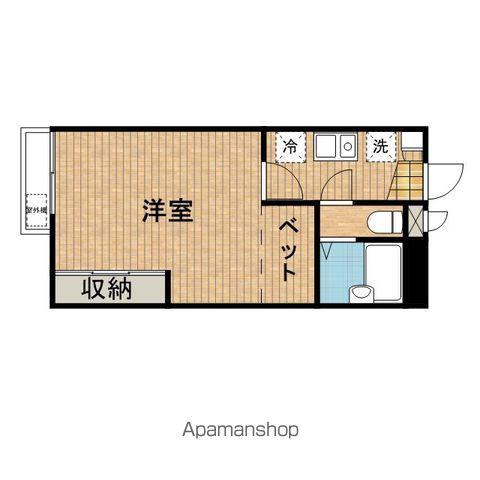 レオパレスエスト(1K/2階)の間取り写真
