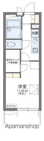 レオパレスSOARER3(1K/2階)の間取り写真