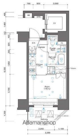 SYFORME YOKOHAMA-ODORIKOEN(1K/6階)の間取り写真