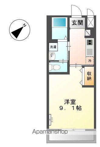 プログレス R&Y(1K/2階)の間取り写真